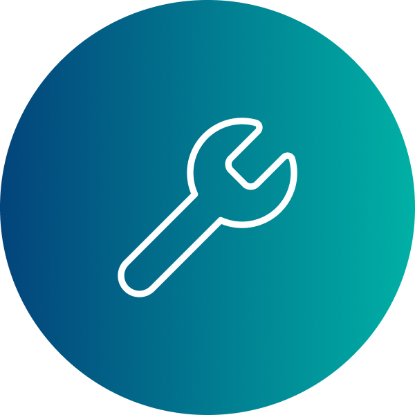 outline wrench icon